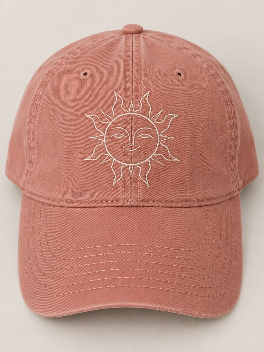 Mighty Fine Sun Embroidered Celestial Baseball Cap 🌞
